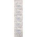 Pasargad Home PD167B 24x8 2 ft 4 in x 8 ft Efes Design Power Loom Runner Rug Light Grey pd167b 2.6x8